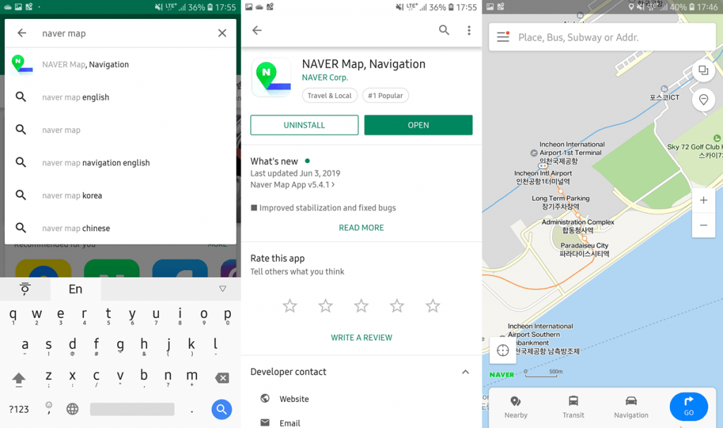 How To Use Naver Map In Korea Gumu S Treasure Box