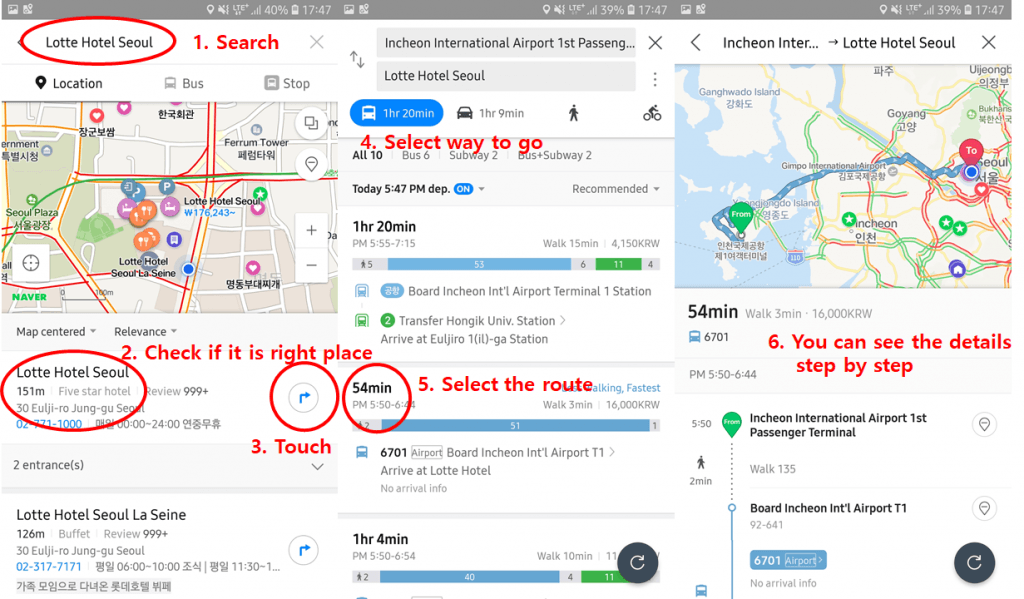Finding the route
